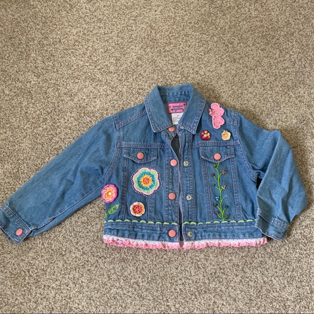 Embroidered Denim Jacket ❤️🐭